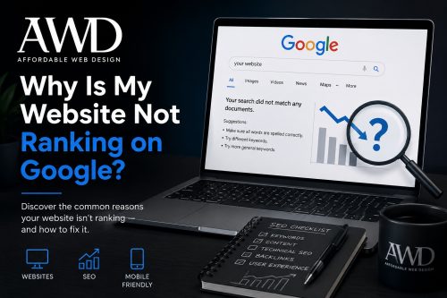 why is my website not ranking on google